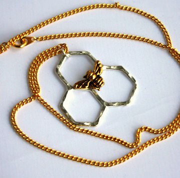 Rachel Pfeffer Mini Honeycomb Necklace