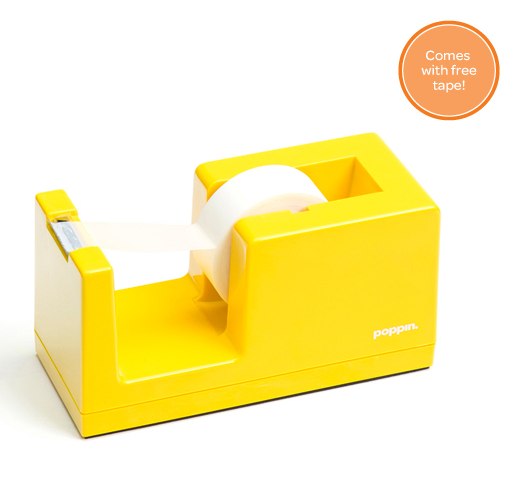 Yellow Tape Dispenser from POPPIN