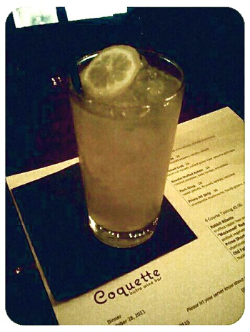 My first ever Coquette Collins. This cocktail is a game-changer!