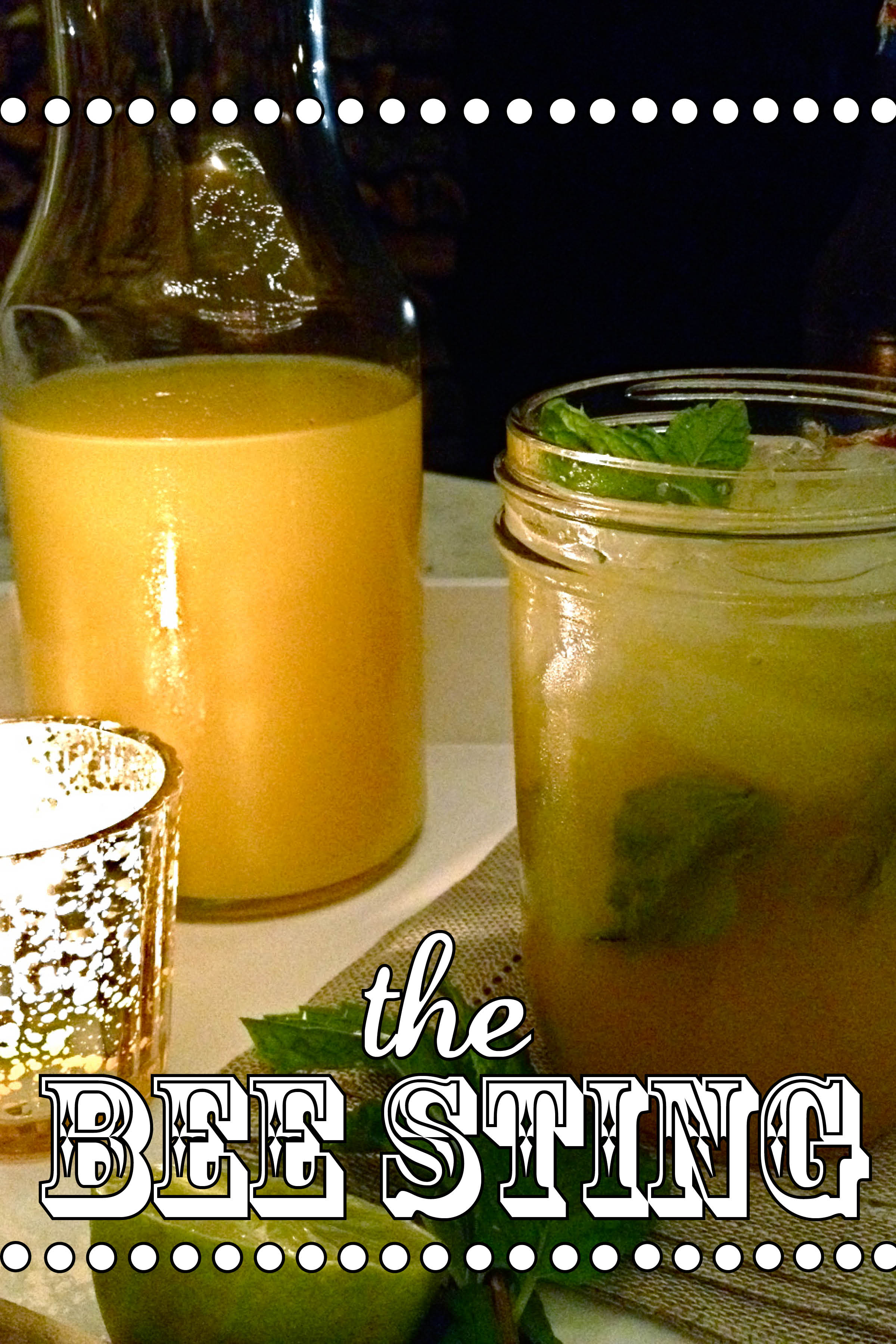 The Bee Sting { cocktail } | The Lovely Bee