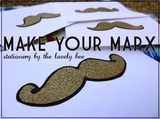 Make Your Marx | stationery by The Lovely Bee