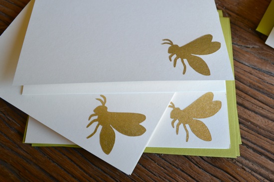 The Lovely Bee Stationery