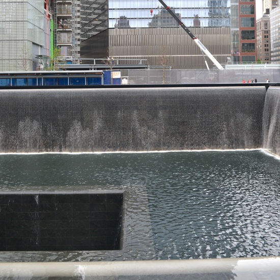 One of the reflecting pools at Ground Zero