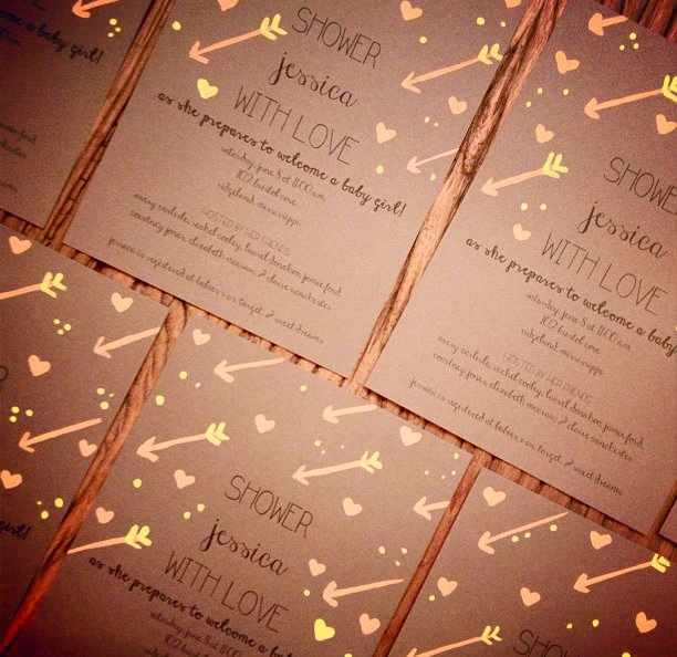 baby shower invitations // the lovely bee