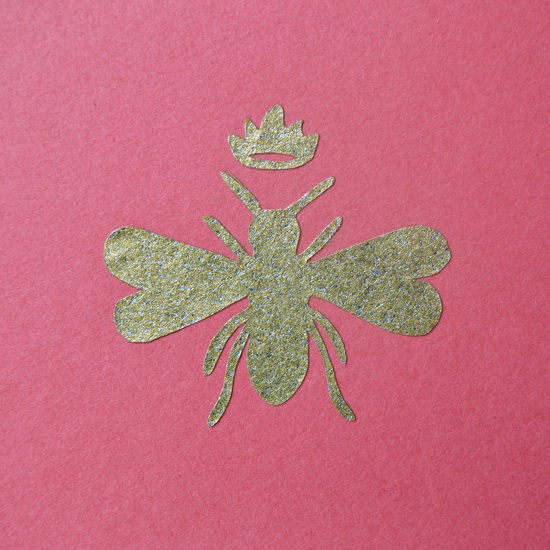 Queen Bee stationery // The Lovely Bee