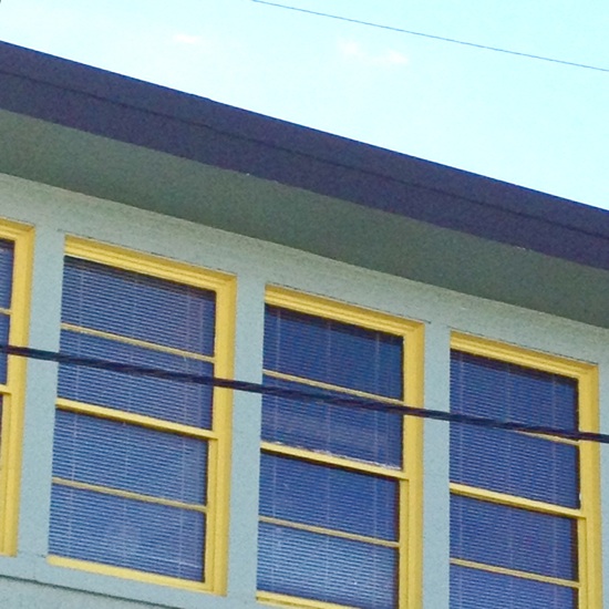 Yellow window panes // { THE HIVE }