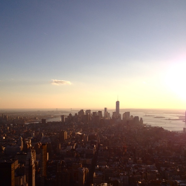 View of NYC from the top of the Empire State Building // { THE HIVE }
