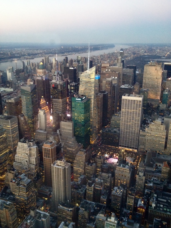 View of NYC from the top of the Empire State Building // { THE HIVE }