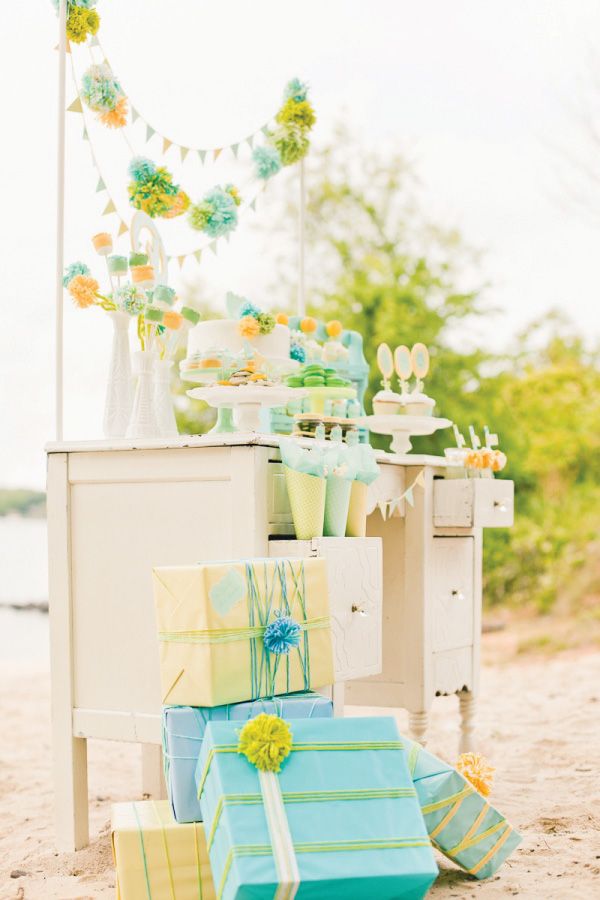 Yellow and Green Baby Shower