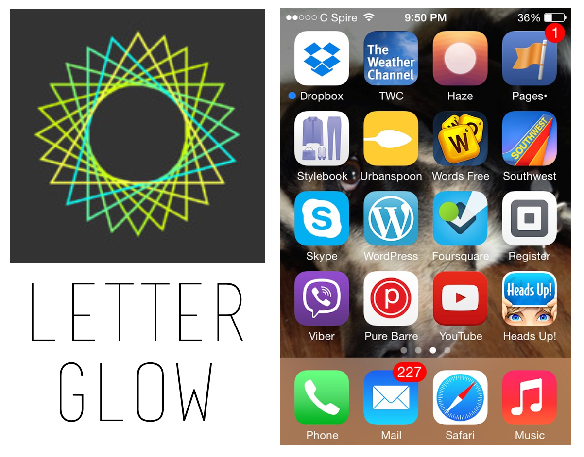 Apps I love: Letter Glow // THE HIVE