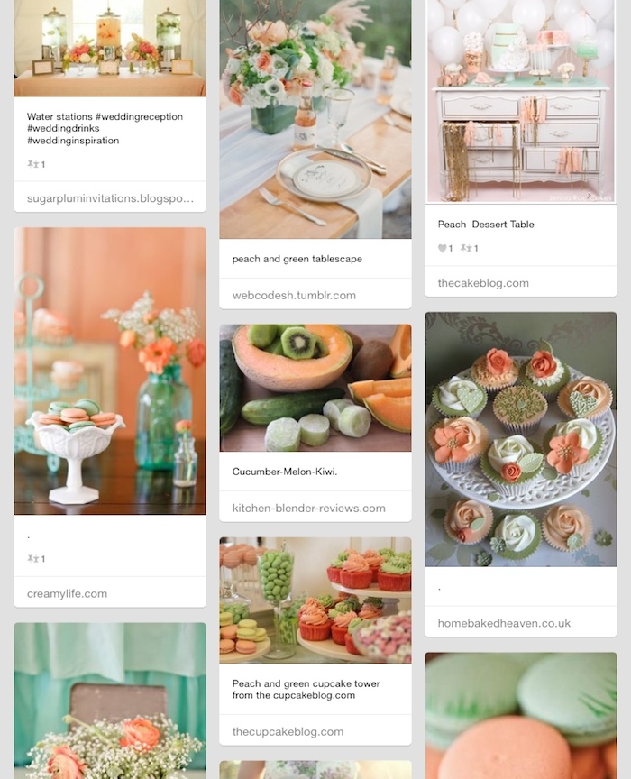 Peachy Green Baby Shower // THE HIVE